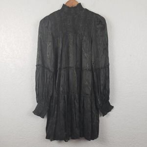 Karlie Snakeskin Print Tiered Dress - M